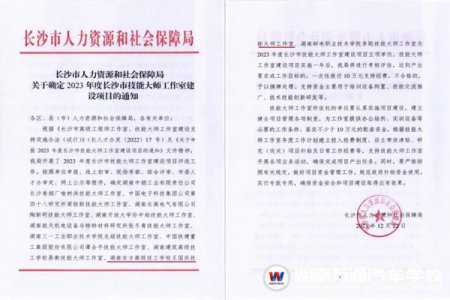 賀報(bào)！湖南東方高級(jí)技工學(xué)校王國(guó)慶技能大師工作室項(xiàng)目獲批建設(shè)！
